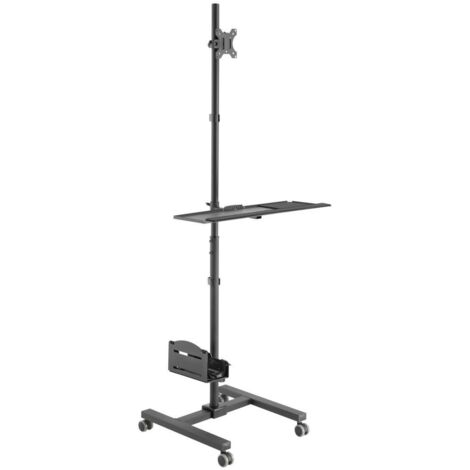 Equip 650171 carrello e supporto multimediale Nero PC Carrello multimediale