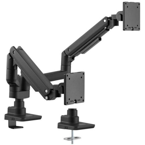 Equip 650182 support bureau moniteurs noir réglable