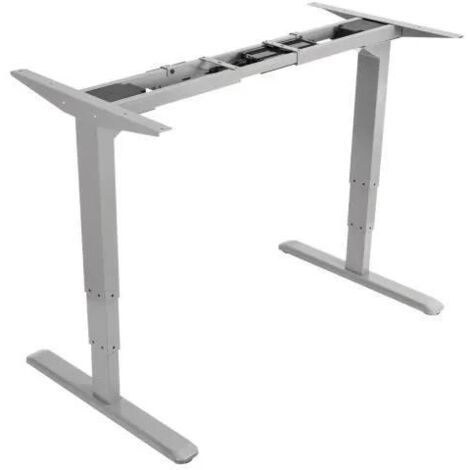 Equip 650803 Cadre de bureau électrique gris réglable
