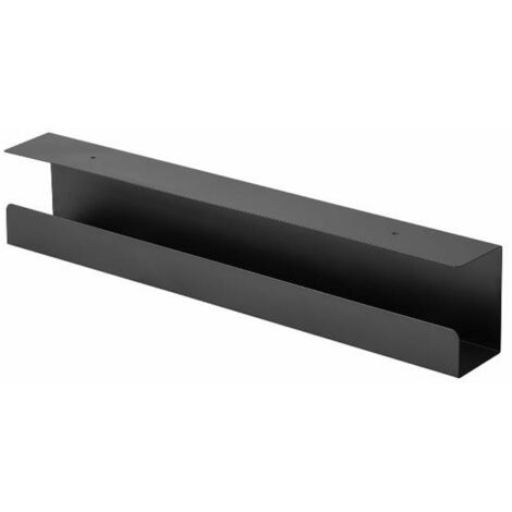 Equip 650863 organizer per cavi Scrivania Pannello passacavi Nero 1 pz