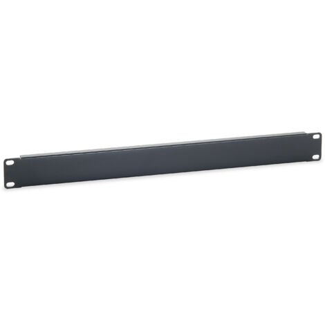 Equip Blindpanel 19` 1HE RAL 9005 schwarz