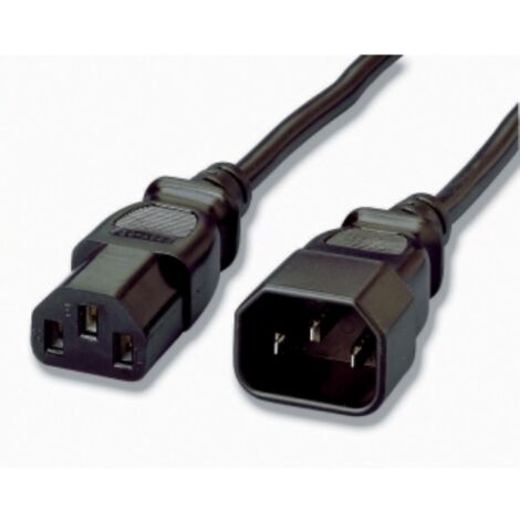 Equip - Câble d'alimentation iec c14/mâle - c13/femelle - 1,8m