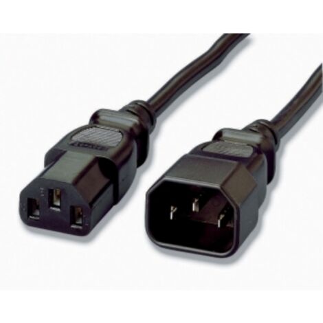 Equip - Câble d'alimentation iec c14/mâle - c13/femelle - 1,8m