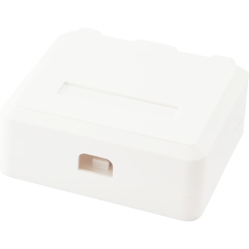 

CARCASA PARA 2 KEYSTONE JACK CON CUBIERTA, COLOR BLANCO - Equip