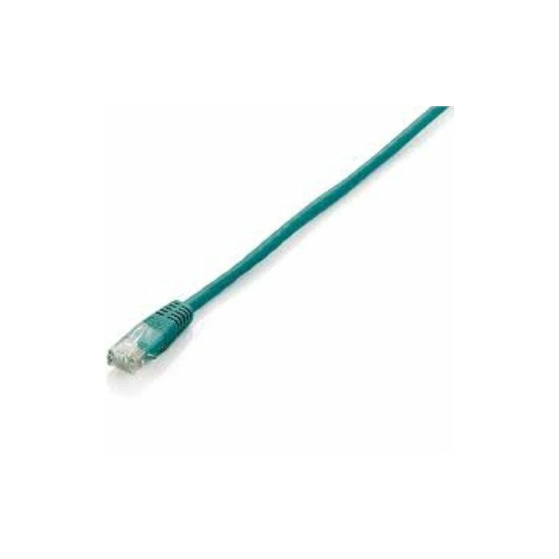 Image of Cavo di rete utp cat.6 patch cable 0,25m - colore verde - Equip