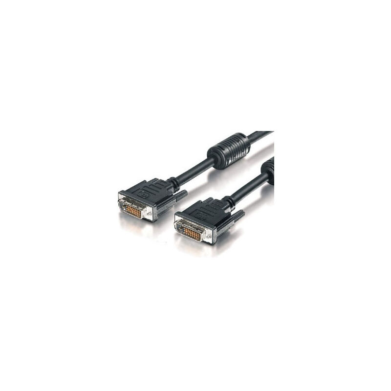 Dvi Equip dual link male - male Kabel 10m mit Ferriten 118937