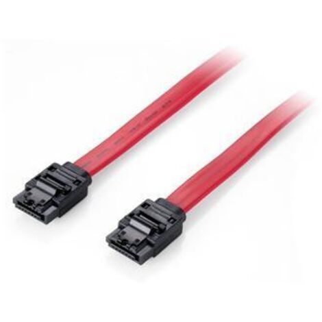 Equip Flachkabel SATA 6Gbps 1.00m m. Metallclip Polybeutel