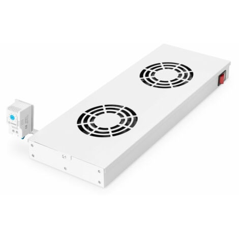 Equip Lüftermodul 19` für Serverschränke, 4xLüfter RAL7035
