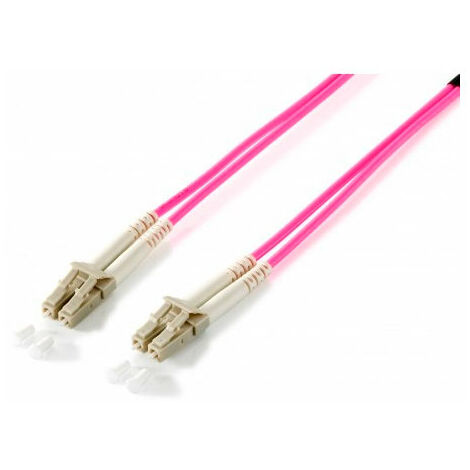 Equip LWL Patchkabel LC-LC 5.00m Multimode Duplex OM4 vio Polybeutel (255515)