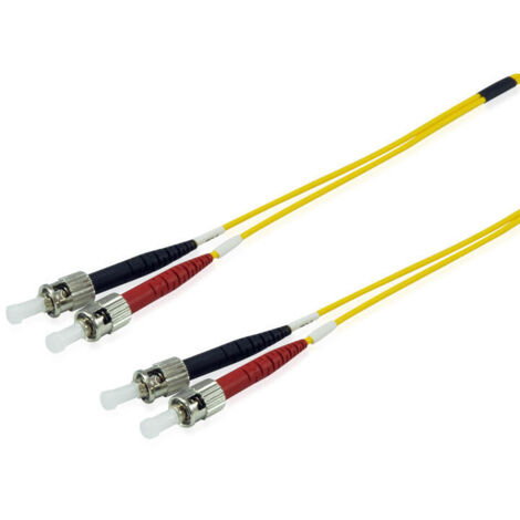 Equip LWL Patchkabel ST-ST 5.00m Singlemode Duplex OS2 ge Polybeutel