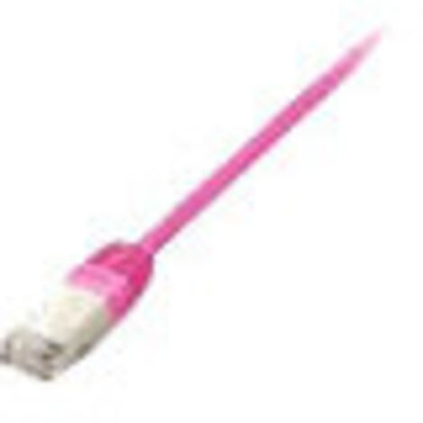 Equip Patchkabel Cat6   S/FTP 2xRJ45  0.50m pink        LSZH Polybeutel (605587)