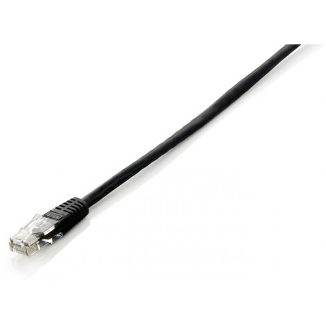Equip Patchkabel Cat6 U/UTP 2xRJ45 5.00m schwarz Polybeutel (625454)