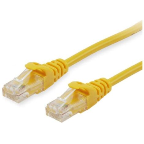 Equip Patchkabel Cat6 UUTP 2xRJ45 7.50m gelb Polybeutel