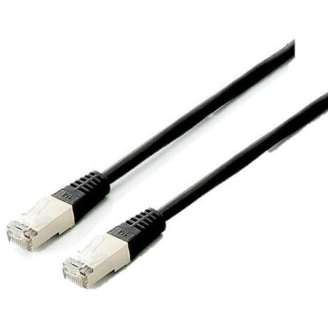 Equip Patchkabel Cat6A S/FTP 2xRJ45 10.00m sw Plat.LSZH Polybeutel
