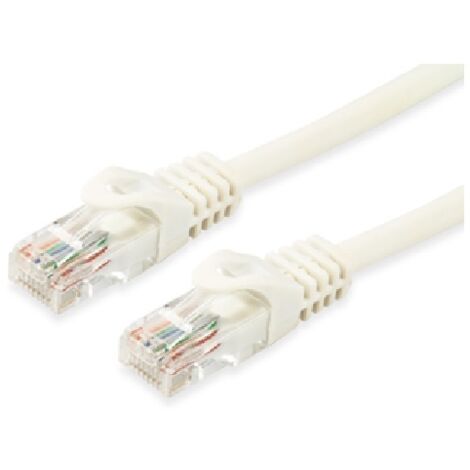 Equip Patchkabel Cat6A U/UTP 2xRJ45 20.00m weiß LSZH Polybeutel (603009)
