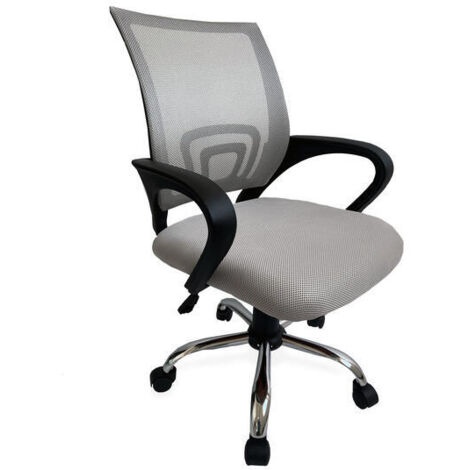 Equip Silla de Oficina - Diseño Ergonomico - Respaldo de Malla Transpirable - Mecanismo de Mariposa - Ajuste de Altura - Base