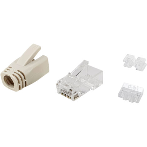 Equip Steckverbinder Cat6A RJ45 100er Set UTP ungeschirmt