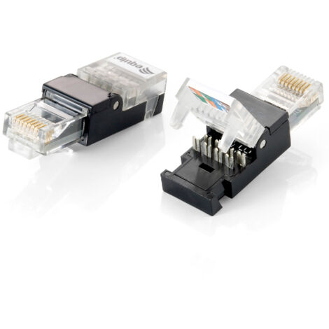 Equip Steckverbinder RJ45 Cat6 2Stk ungeschirmt werkz Polybeutel