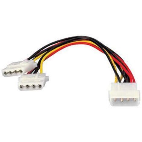 Equip Stromkabel Y-Kabel 1x 13,3cm 2x 13,3cm StBu 0,20m Polybeutel
