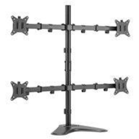 Equip Supporto Articulé support de table noir 4 moniteurs