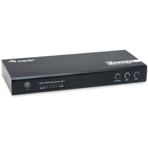 Equip Switch 5x1 HDMI 2.0 4K/60Hz schwarz inkl.Fernbedienung (332726)