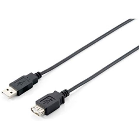 Equip - usb usb/a/h zu usb/a/m Verlängerungskabel - 5m - schwarz