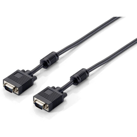 Equip VGA Kabel HD15 St/St 8.00m 1280x 960/60Hz schwarz Polybeutel