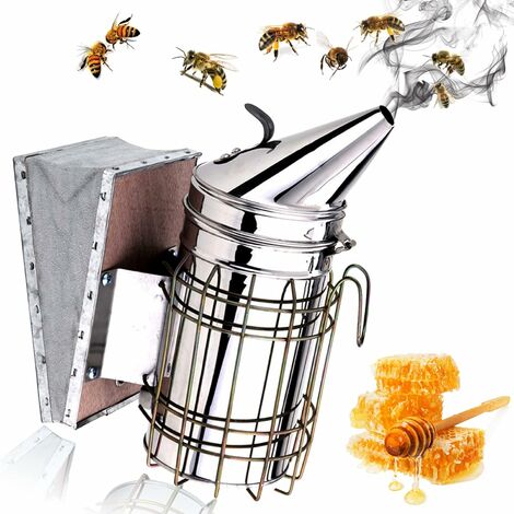Machine à Fumer de Ruche à Commande Manuelle, pulvérisateur de fumée de  Ruche d'abeille en Acier Inoxydable, Accessoires d'apiculture de Sortie de  fumoir en aérosol : : Commerce, Industrie et Science