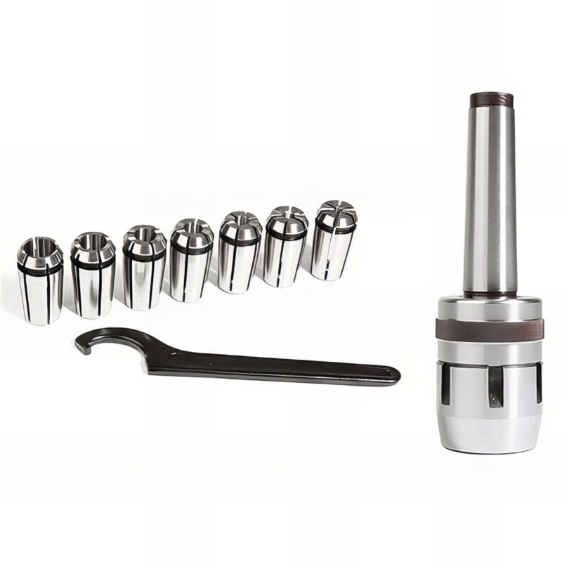 Sidamo - Equipement de fraisage CM3 + 7 pinces er de 4 à 16 mm - 20598055