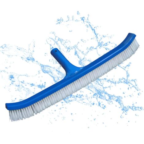 Équipement de nettoyage de piscine Brosse de piscine en plastique de luxe Brosse de nettoyage de piscine Brosse en plastique Brosse à manche en aluminium Perche télescopique