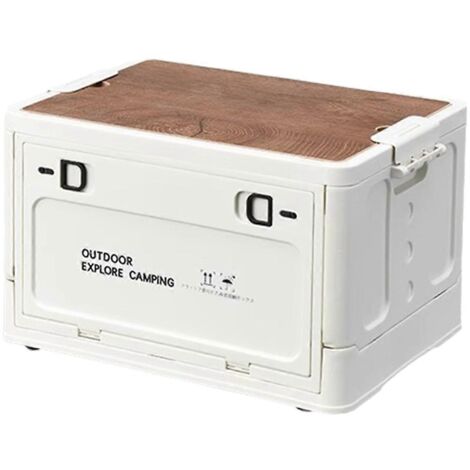 Équipement de rangement de voyage et de camping en extérieur, blanc, S