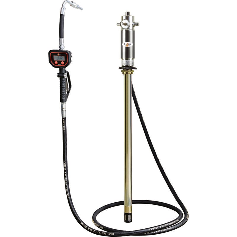 Luro - Equipement huile 5/1 fixe 220 litres - pompe - flexible - pistolet compteur 10090511