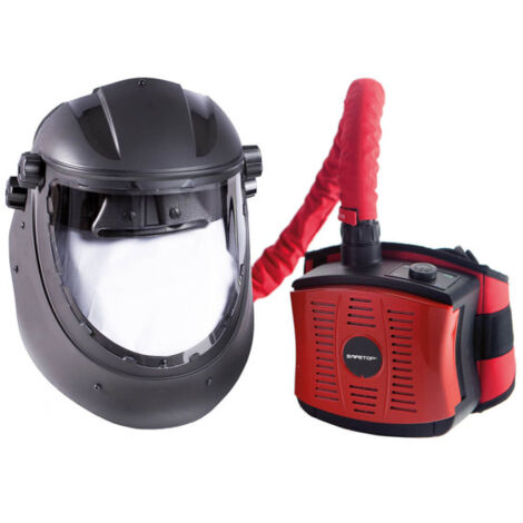 Equipo de respiración SAFETOP con pantalla facial incolora AIRFACE