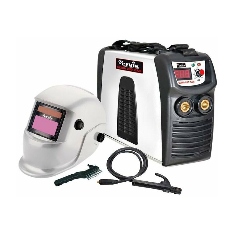 

Cevik - Equipo soldar Inverter 200A + pantalla