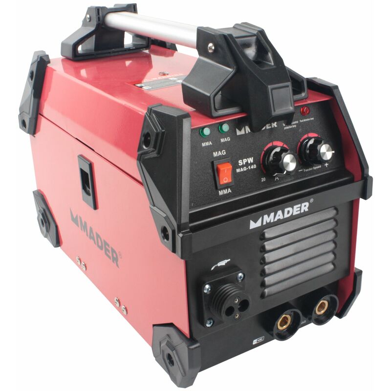 

Equipo Soldadura Inverter, 2 en 1 - MMA y MIG/MAG, 140A - MADER® | Power Tools