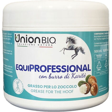 EQUIPROFESSIONAL grasso naturale per lo zoccolo dei cavalli 500 ml