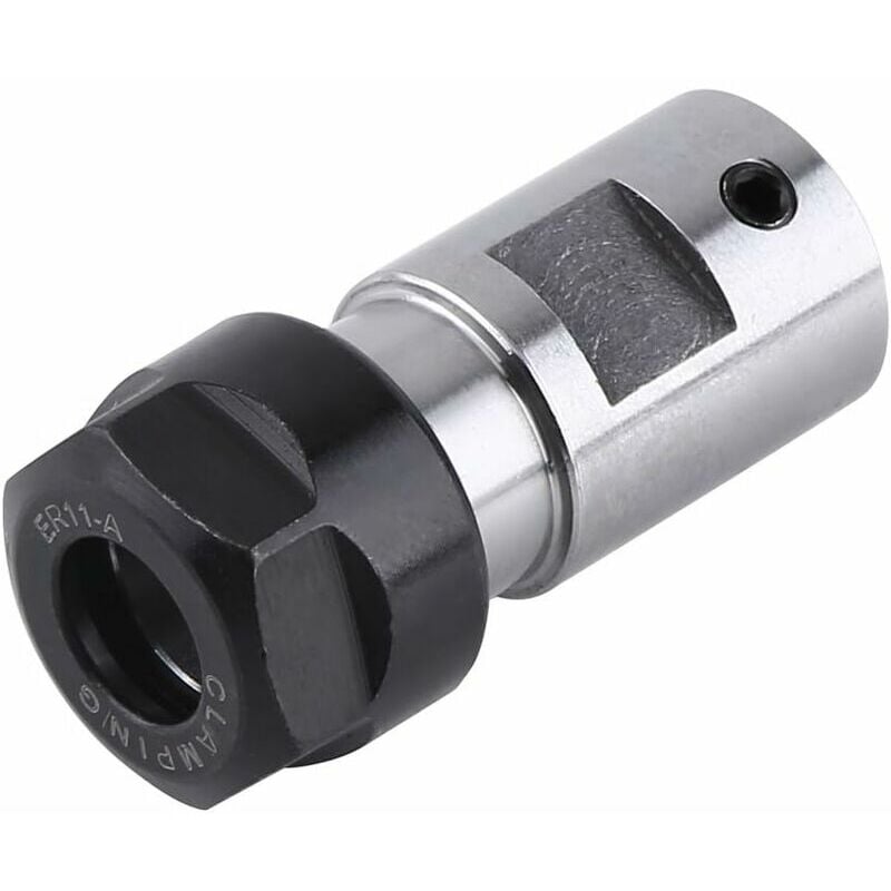 Hoopzi - ER11 Collet Chuck Motor Shaft Extender Shaft Motor Inner Adapter 8MM For cnc milling machine