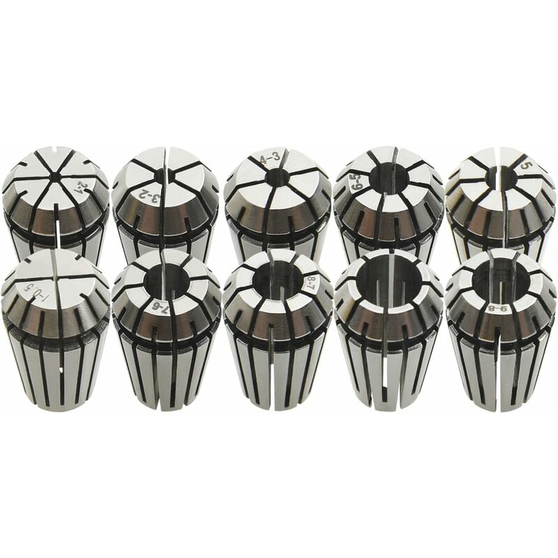 ER16 Collets 10 pcs Turning Tool Set Vidaxl