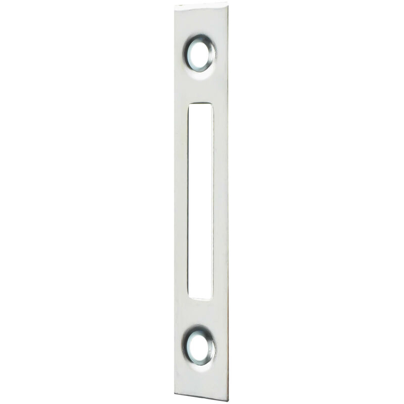 ERA - Budget Lock Flat Striker Plate 92 x 16 x 2mm Bright Zinc Plated - Grey