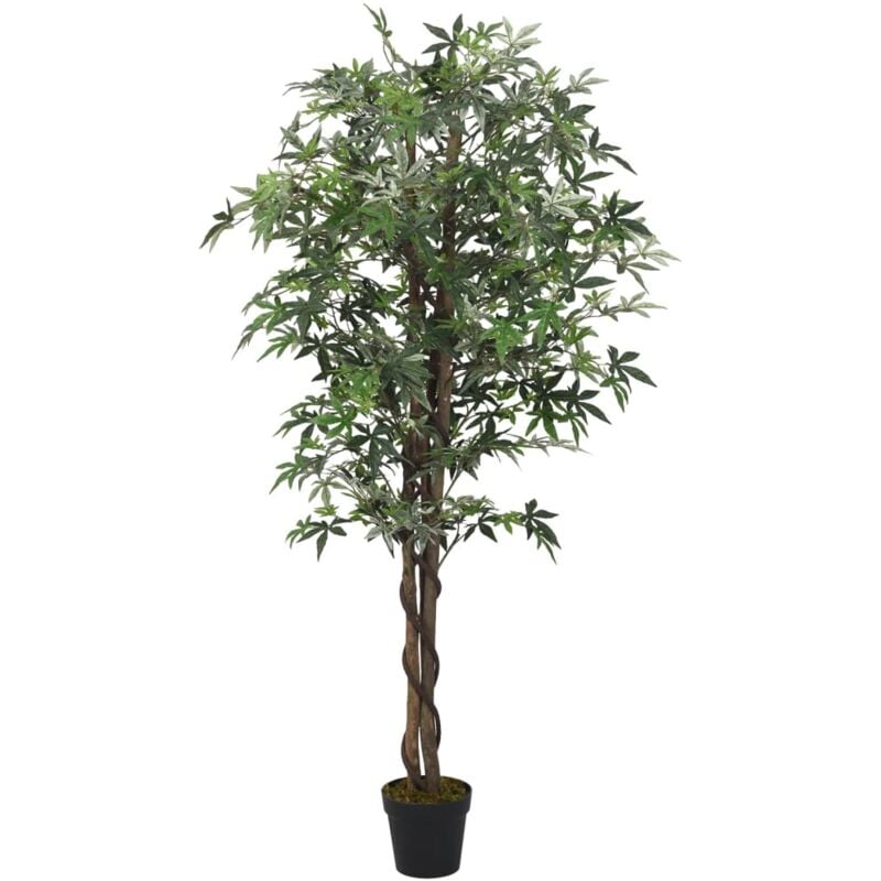 Vidaxl - rable artificiel 504 feuilles 150 cm vert