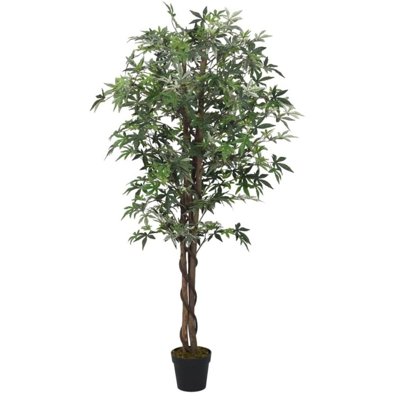 Vidaxl - rable artificiel 224 feuilles 80 cm vert