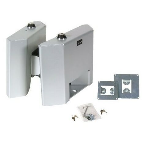 Erard 2404 - Supporto da parete antifurto a 2 rotazioni - per schermo LCD - Argento