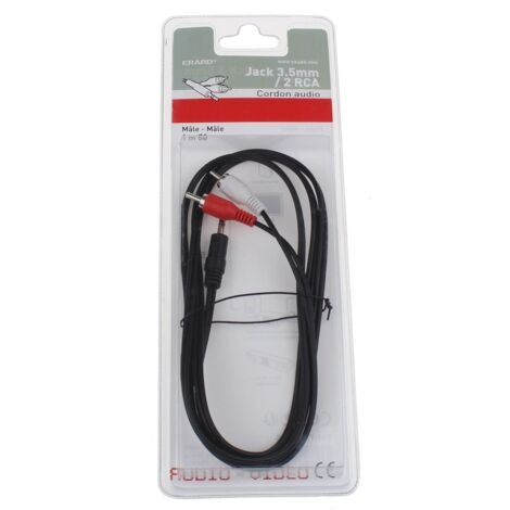 Erard - 3.5mm jack / 2 rca - 1.50m - 721525 - 3700117215256