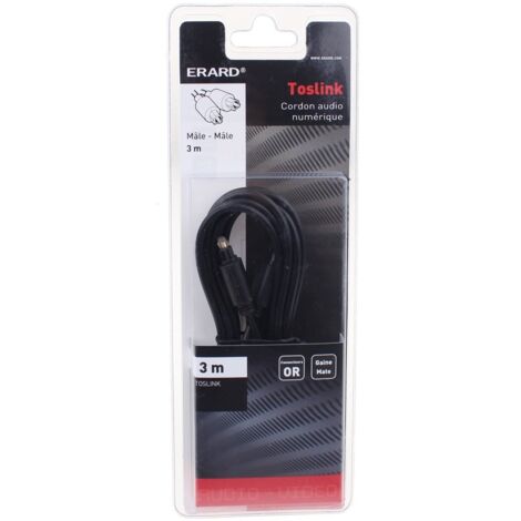 Erard - cable óptico 2x toslink 300 cm - 721548 - 3700117215485