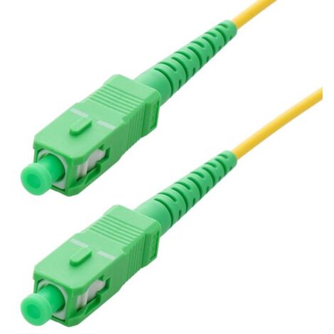 ERARD - CORDON OPTIQUE de Raccordement SC-APC Mâle / SC-APC Mâle (Orange/Bouygues/SFR) 2m