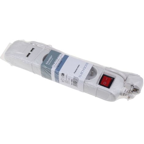 Erard - enchufe multiple 3 x 16a 1m+usb+interruptor - 8366 - 3700117283668