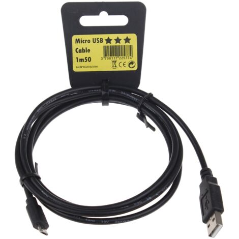 Erard - les produits star - micro usb - 1m50 - x002577 -