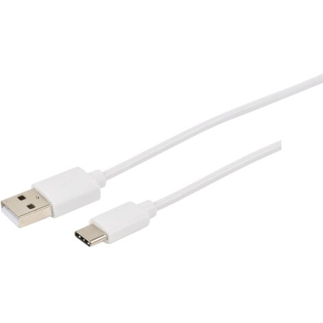 Erard - tipo de usb c m / usb m - 3a - 1m - blanco - 722442 - 3700117224425