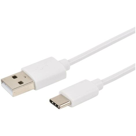 Erard - usb type c m / usb m - 3a - 3m - blanc - 722445 - 3700117224456