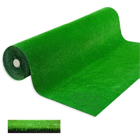 Erba Sintetica 7 mm Al Metro H100 Su Misura Prato Verde Finto Artificiale